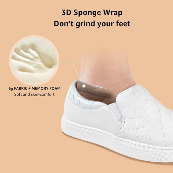 Loafers for Women Sneakers EleeS Quilted 1.0 - Picture 3 of 9